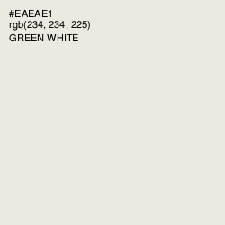 #EAEAE1 - Green White Color Image